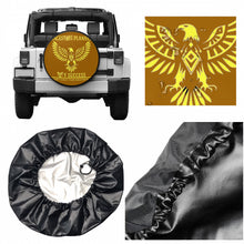 Load image into Gallery viewer, Ancestors Native, Yellow Logo &amp; Brown  Tire cover
