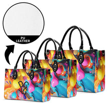 Load image into Gallery viewer, DCYG Black Logo &amp; Multi-Color Balloons Multiple Sizes Upgraded Luxury Women PU Leather Handbag
