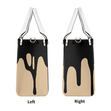 Load image into Gallery viewer, DRIP Black &amp; Tan Multiple Sizes Upgraded Luxury Women PU Leather Handbag
