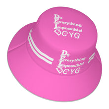 Load image into Gallery viewer, DCYG DEI 24 White &amp; Pink  Bucket Hat
