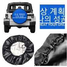Load image into Gallery viewer, Ancestors  Korean White Logo &amp; Black  Tire cover
