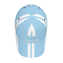 Load image into Gallery viewer, Ancestors Japanese White Logo Curved Brim Baseball Cap (AOP)
