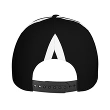 Load image into Gallery viewer, Ancestors Filipino White Logo &amp; Black and White Stripes Curved Brim Baseball Cap (AOP)
