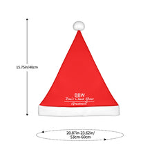 Load image into Gallery viewer, DCYG BBW Adult Plush Christmas Hat
