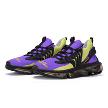 Load image into Gallery viewer, DCYG X2 Purple &amp; Gold Air Max React Sneakers - Black
