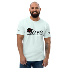 Load image into Gallery viewer, DCYG Black Fadora &amp; Black logo Short Sleeve T-shirt
