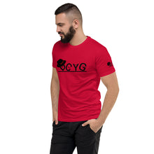 Load image into Gallery viewer, DCYG Black Fadora &amp; Black logo Short Sleeve T-shirt
