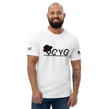 Load image into Gallery viewer, DCYG Black Fadora &amp; Black logo Short Sleeve T-shirt
