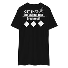 Load image into Gallery viewer, DCYG Get That Bag Men’s premium heavyweight tee
