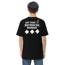 Load image into Gallery viewer, DCYG Get That Bag Men’s premium heavyweight tee
