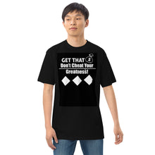 Load image into Gallery viewer, DCYG Get That Bag Men’s premium heavyweight tee

