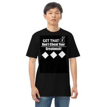 Load image into Gallery viewer, DCYG Get That Bag Men’s premium heavyweight tee
