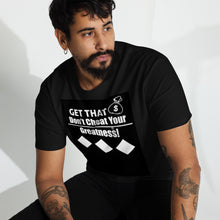 Load image into Gallery viewer, DCYG Get That Bag Men’s premium heavyweight tee
