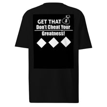 Load image into Gallery viewer, DCYG Get That Bag Men’s premium heavyweight tee
