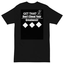 Load image into Gallery viewer, DCYG Get That Bag Men’s premium heavyweight tee

