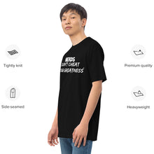 Load image into Gallery viewer, DCYG 24 NERDS White Logo Men’s premium heavyweight tee
