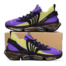Load image into Gallery viewer, DCYG X2 Purple &amp; Gold Air Max React Sneakers - Black
