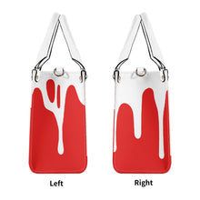 Load image into Gallery viewer, DRIP White CR Logo &amp; Red Multiple Sizes Upgraded Luxury Women PU Leather Handbag
