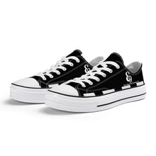 Load image into Gallery viewer, E9 Edition Unisex Classic Low Top Canvas Shoes - White
