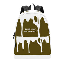Load image into Gallery viewer, DCYG DRIP NX White &amp; Brown Cotton Backpack
