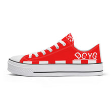 Load image into Gallery viewer, DCYG Xclusive Unisex Classic Low Top Canvas Shoes - White
