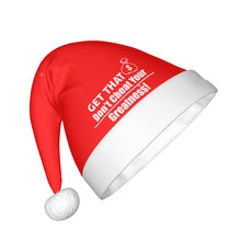 Load image into Gallery viewer, DCYG Get That Bag Adult Plush Christmas Hat
