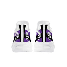 Load image into Gallery viewer, SWAN White Logo, Purple, Black &amp; White  Flex Control Sneaker - White
