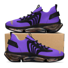Load image into Gallery viewer, DCYG Purple &amp; Gold Air Max React Sneakers - Black
