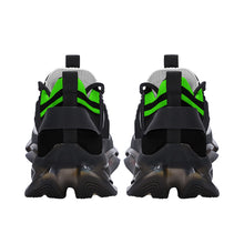 Load image into Gallery viewer, DCYG X2 Green &amp; Black Air Max React Sneakers - Black
