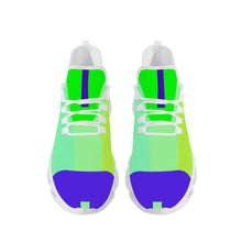 Load image into Gallery viewer, Royal 38 DDZ Purple Logo &amp; Lime/ Yellow Flex Control Sneaker - White
