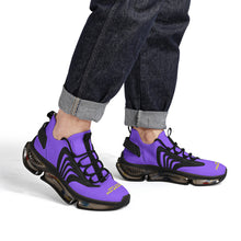 Load image into Gallery viewer, DCYG Purple &amp; Gold Air Max React Sneakers - Black
