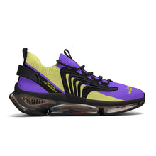 Load image into Gallery viewer, DCYG X2 Purple &amp; Gold Air Max React Sneakers - Black

