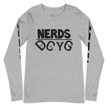 Load image into Gallery viewer, DCYG NERDS Unisex Long Sleeve Tee
