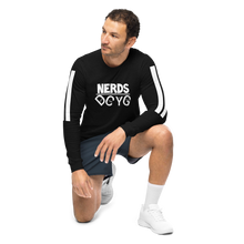 Load image into Gallery viewer, DCYG NERDS White Logo  Unisex Long Sleeve Tee
