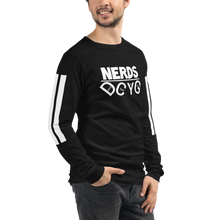 Load image into Gallery viewer, DCYG NERDS White Logo  Unisex Long Sleeve Tee
