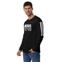 Load image into Gallery viewer, DCYG NERDS White Logo  Unisex Long Sleeve Tee
