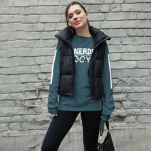 Load image into Gallery viewer, DCYG NERDS White Logo  Unisex Long Sleeve Tee
