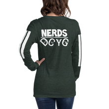 Load image into Gallery viewer, DCYG NERDS Unisex Long Sleeve Tee
