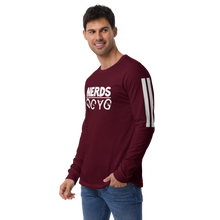 Load image into Gallery viewer, DCYG NERDS White Logo  Unisex Long Sleeve Tee
