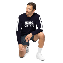 Load image into Gallery viewer, DCYG NERDS White Logo  Unisex Long Sleeve Tee
