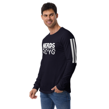 Load image into Gallery viewer, DCYG NERDS White Logo  Unisex Long Sleeve Tee
