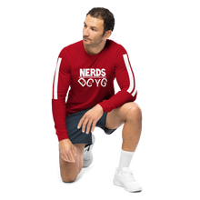 Load image into Gallery viewer, DCYG NERDS White Logo  Unisex Long Sleeve Tee

