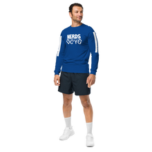 Load image into Gallery viewer, DCYG NERDS White Logo  Unisex Long Sleeve Tee
