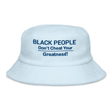 Load image into Gallery viewer, Black People DCYG Exclusive  terry cloth bucket hat
