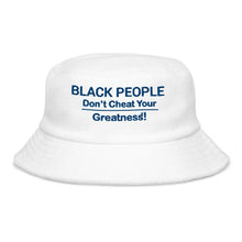 Load image into Gallery viewer, Black People DCYG Exclusive  terry cloth bucket hat
