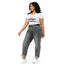 Load image into Gallery viewer, DCYG DEI Black &amp; White Women’s Crop Tee
