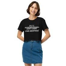 Load image into Gallery viewer, DCYG DEI Women’s crop top
