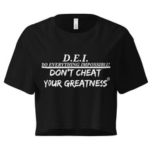 Load image into Gallery viewer, DCYG DEI Women’s crop top
