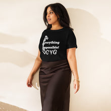 Load image into Gallery viewer, DCYG  DEI 24 White Logo Women’s high-waisted t-shirt
