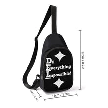 Load image into Gallery viewer, DCYG DEI White &amp; Black  Chest Bag
